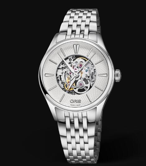 Review Oris Artelier Skeleton 33mm Replica Watch 01 560 7724 4051-07 8 17 79